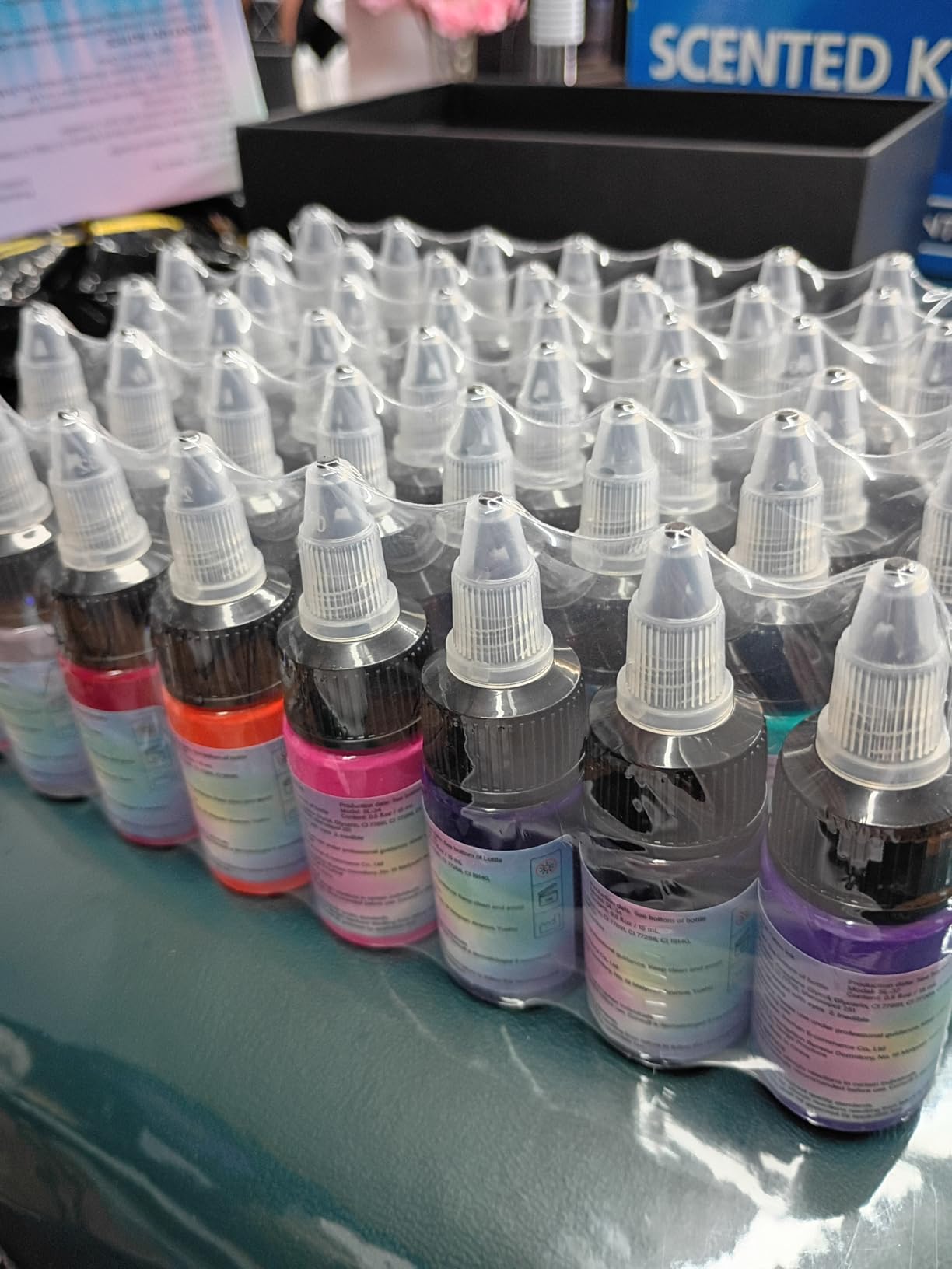 KVM 48-Color 15mL(0.5 oz)/Bottle Tattoo Ink Set-Multiple Colors Available | Permanent Pigment Kit for Tattoo Outlining, Shading, and Body Art; Suitable for Tattoo Artists and Enthusiasts customer photo 2