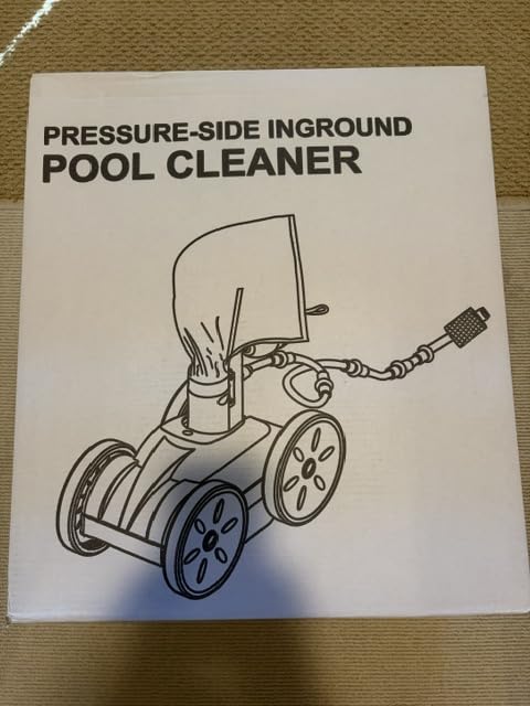 MAKHOON Upgrade Pool Pressure Side Sweeper: Professional Solution for Cleaning Your Swimming Pool (Four Wheels are Better Than Three) Need 1.5