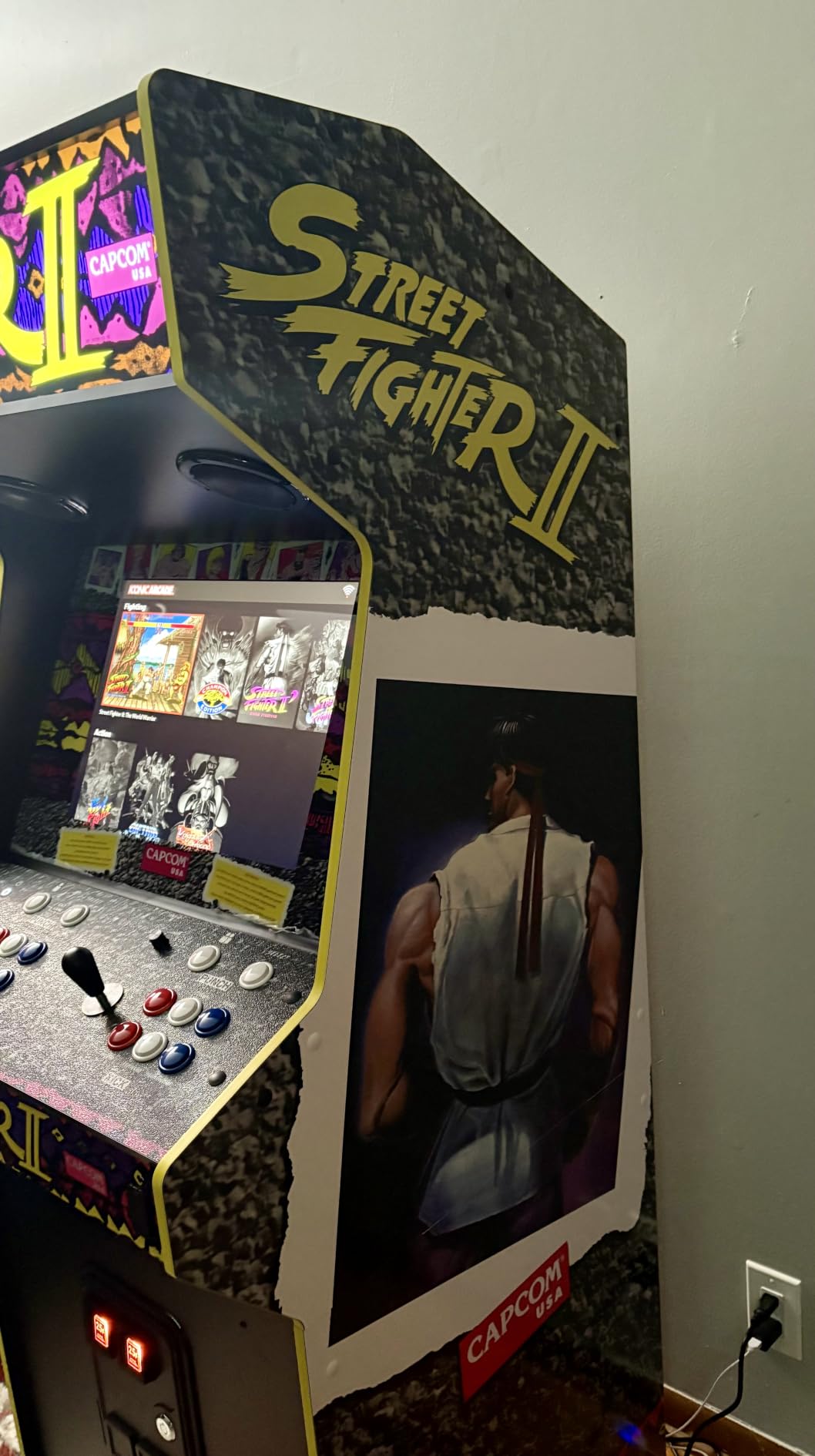 Street Fighter II: The World Warrior XT - Home Arcade Machine | 9/10-Scale Multiplayer Cabinet - 15+ Capcom Games, Raspberry Pi 5, 19.5in Screen, Lighted Marquee & HDMI Out for Game Room customer photo 2