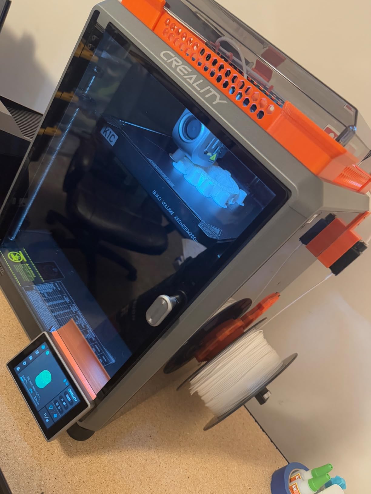 Creality K2 SE 4C Multi-Color 3D Printer, Smart Auto Leveling, Fully Assembled, Solid Metal Build Frame, High Speed & High Precision, 220x215x245mm Build Volume customer photo 1