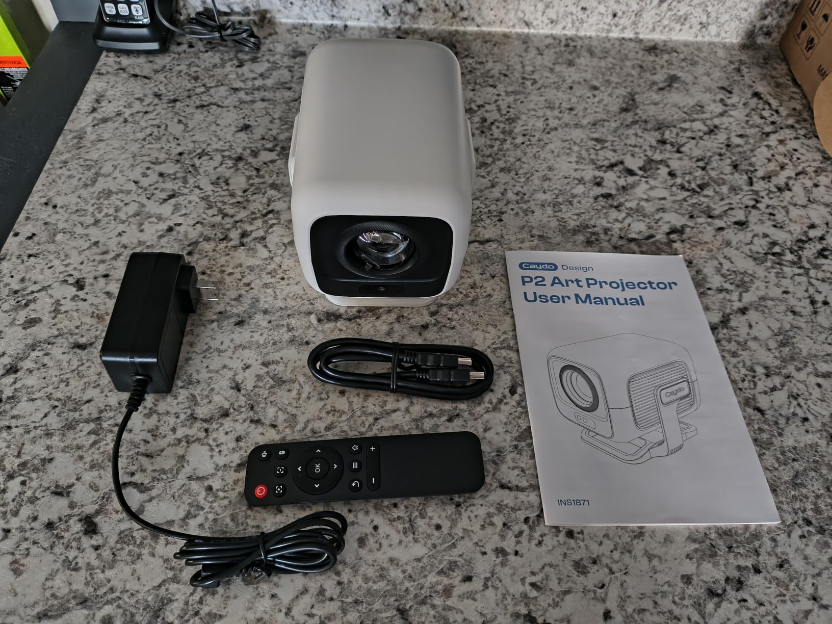 Caydo P2 Art Projector, Native 1080P Drawing Projector for Artists | Built-in Exclusive Drawing App, Auto Focus & Keystone, 150° Rotatable Stand, 40''-100'' Projection, 30,000H Lifespan customer photo 1