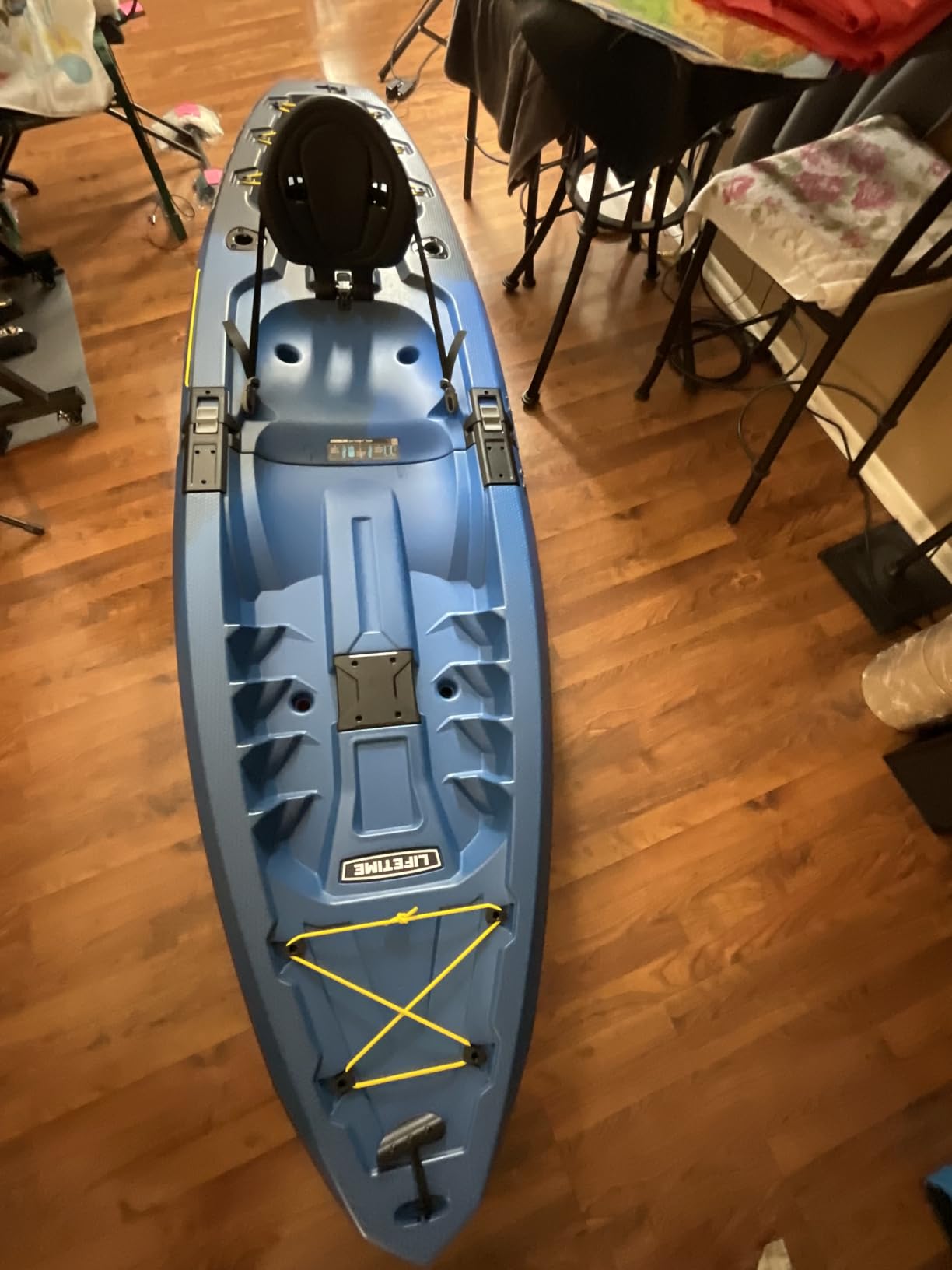 Lifetime Lockport 94 Modular Sit-on-Top Kayak with Paddle, Two-Piece Design with SlideLock System, Rod Holders, Adjustable Seat customer photo 1
