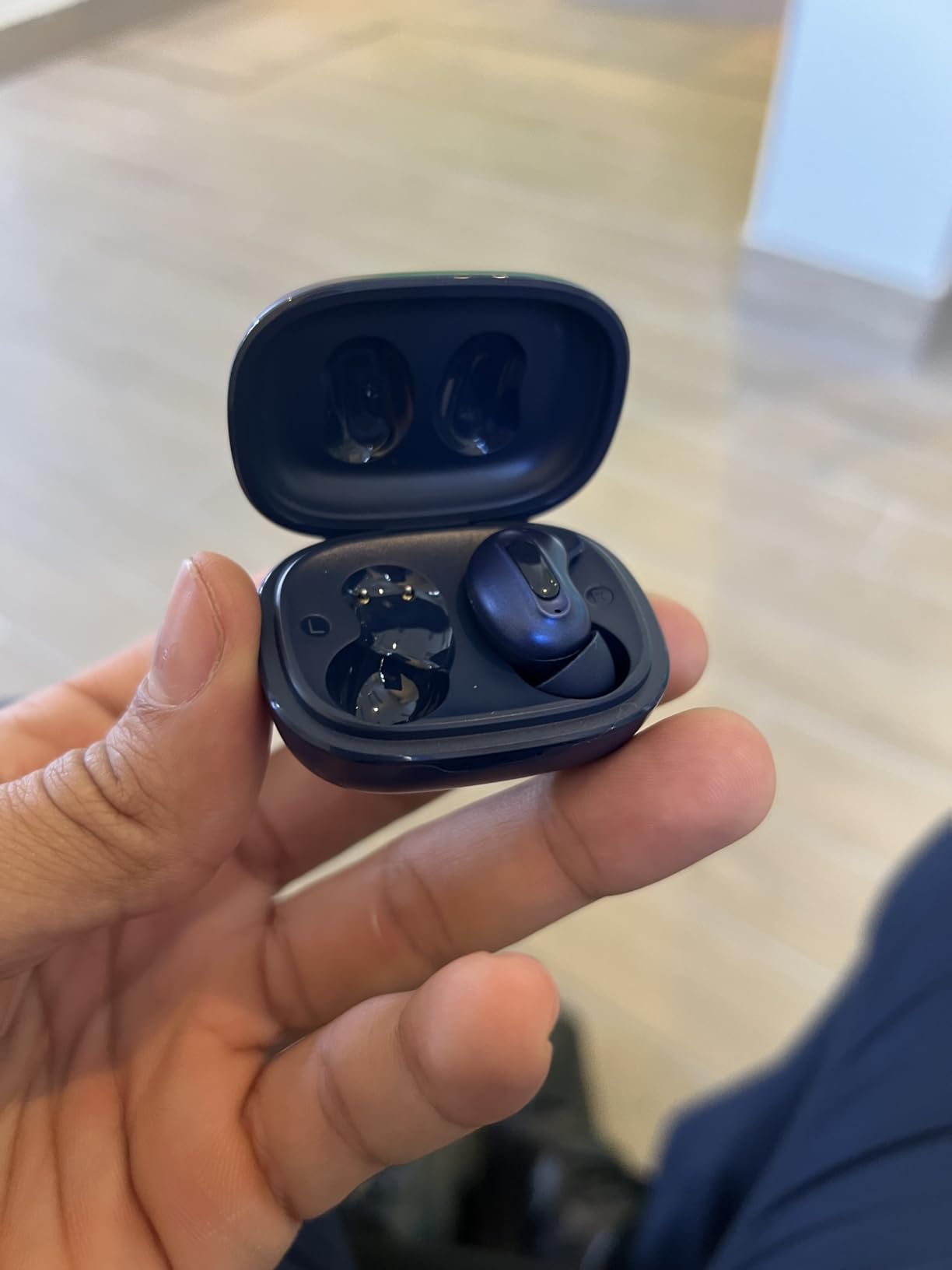 Mini ANC Sleep Earbuds, Wireless Ear Buds Headphones for Side Sleepers | Bluetooth 5.4 Deep Bass Stereo 48H Playtime Ear Buds, 4 ENC Noise Cancelling Mic for Side Sleepers uninterrupted night sleep customer photo 2