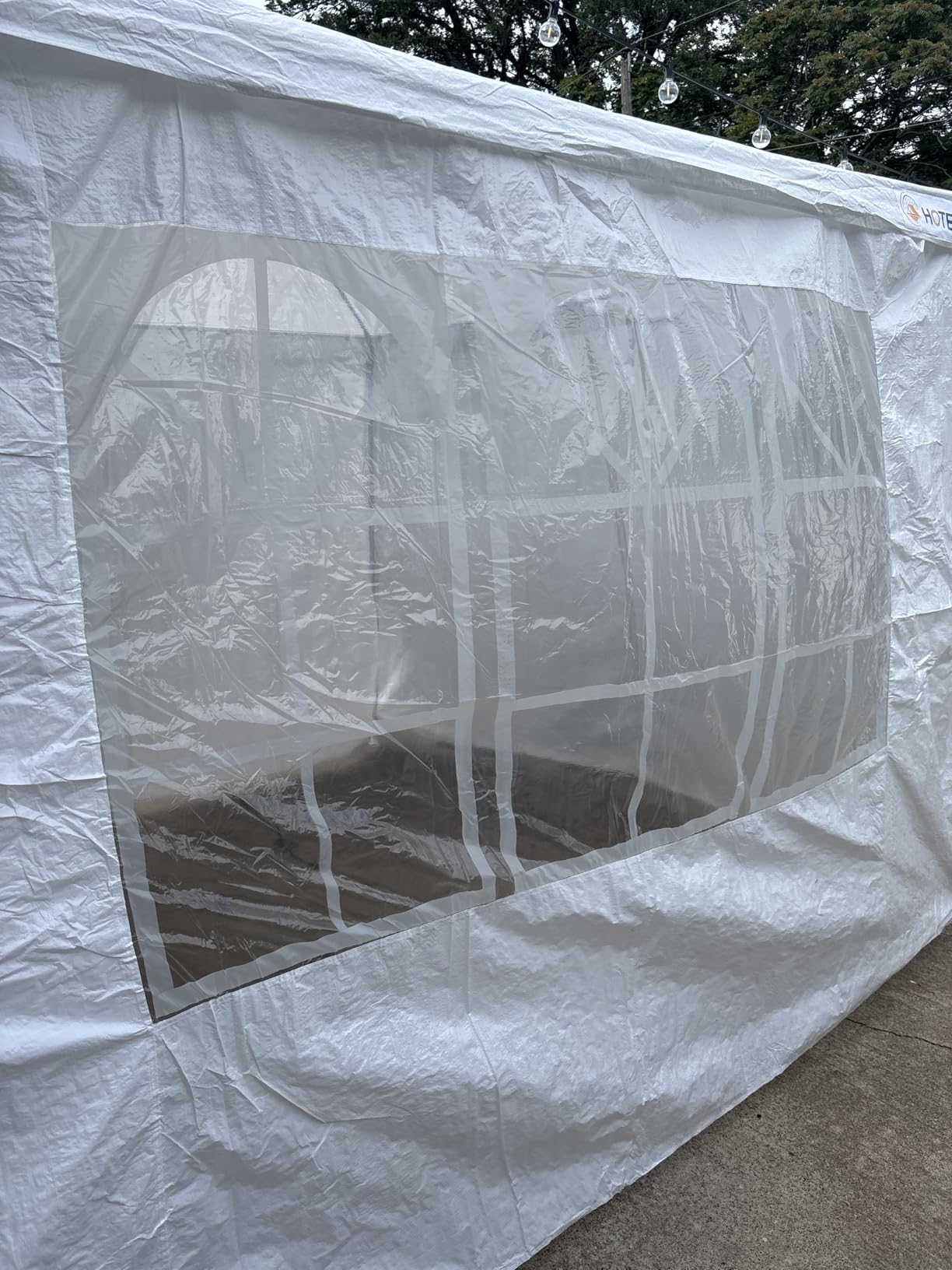 HOTEEL 10x30FT Party Tent Outdoor Canopy Tents for Parties | Carpas para Fiestas Spacious Waterproof for Gazebo Large Backyard Shelter Patio Wedding Event Tent BBQ customer photo 2