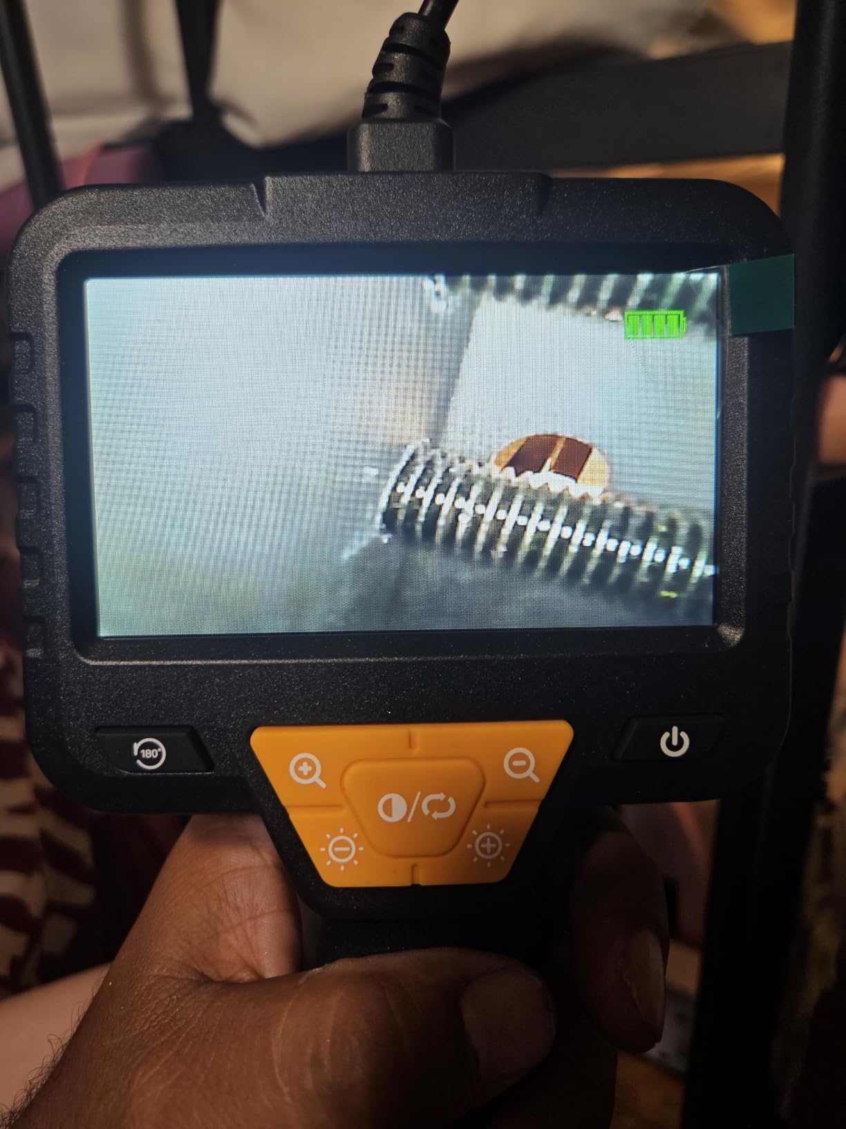 50FT Endoscope Camera with Light-1080P HD Borescope Inspection Camera | IP67 Waterproof Sewer Tools with 8 Adjustable LEDs, Snake Cameras with 4.3