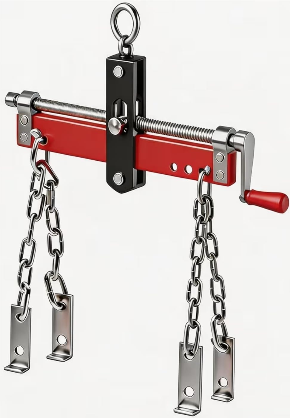 Garvee 2 Ton Engine Hoist, Hydraulic Cherry Picker Engine Crane, Red | Heavy Duty, Folding Shop Crane, 6 Casters, Engine Lift for Garage, Workshop customer photo 2