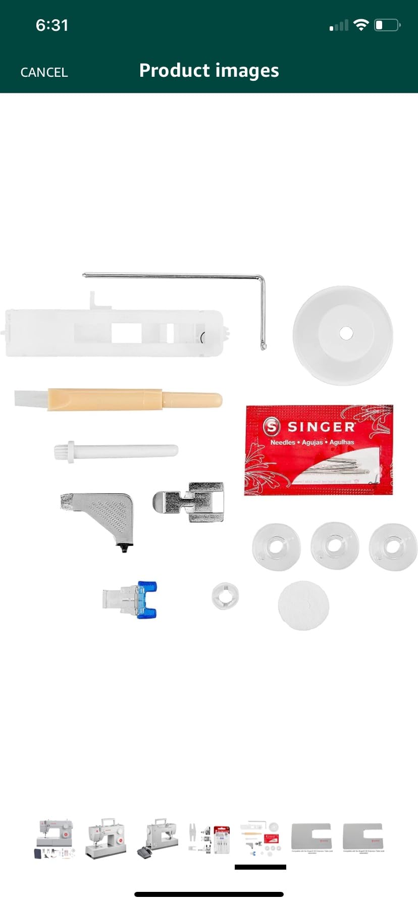 SINGER® Next Evolution Heavy Duty 4552™ Sewing Machine, Bonus Presser Feet | 32 stitches deliver 110 applications, metal frame, 1-step buttonhole, new DC motor for more power, speed & smoother sewing customer photo 1