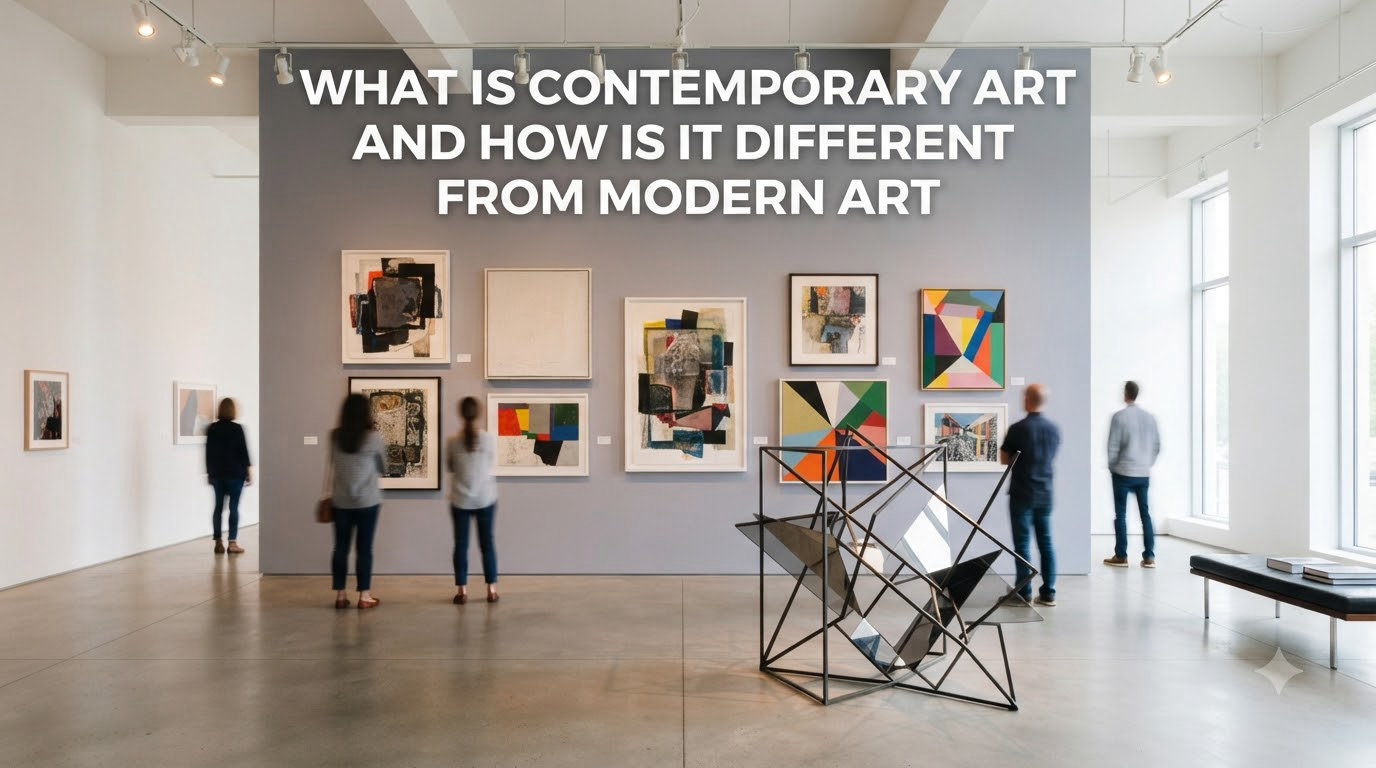 what is contemporary art and how is it different from modern art