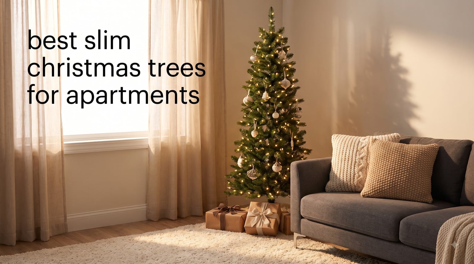 best slim christmas trees for apartments