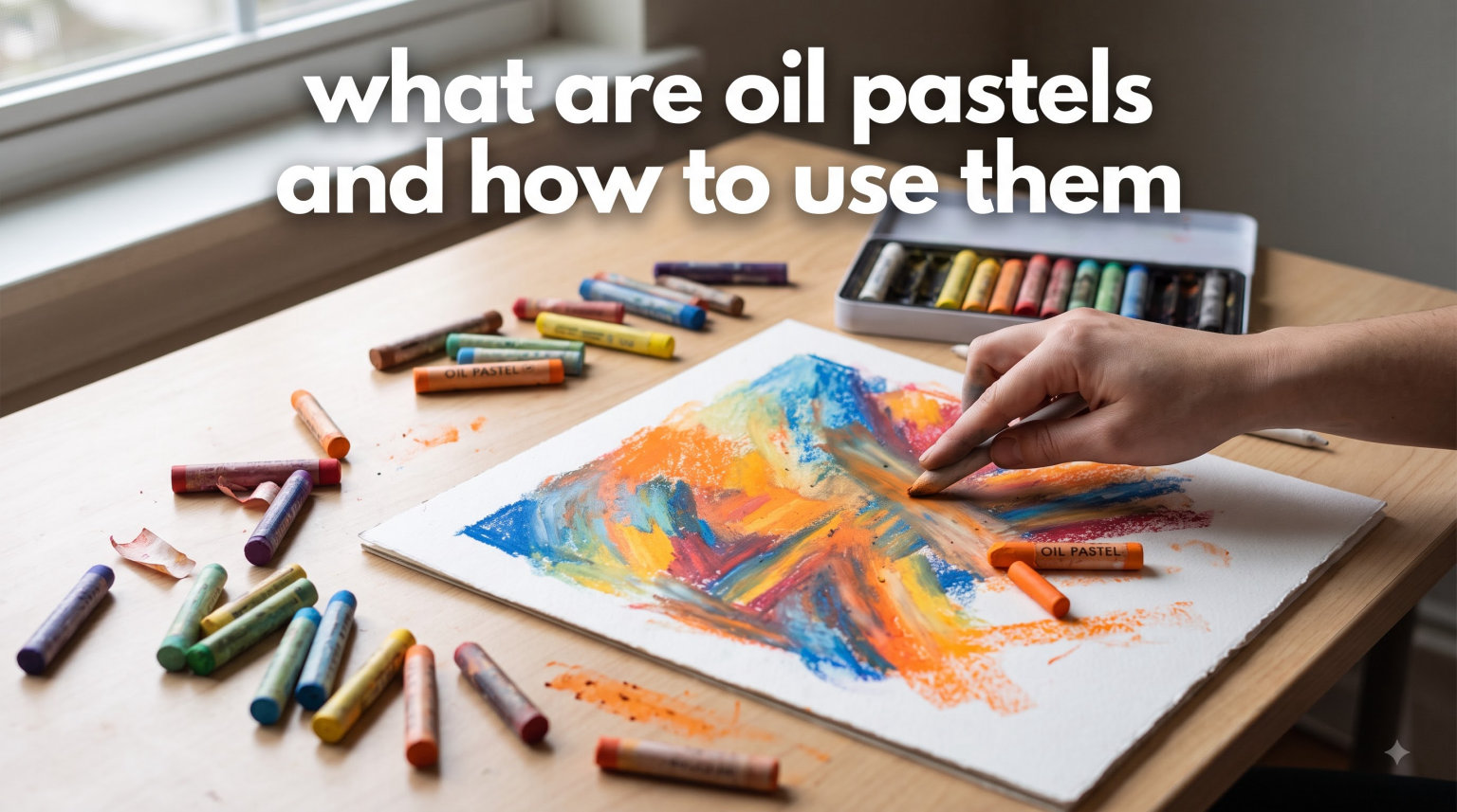 what are oil pastels and how to use them