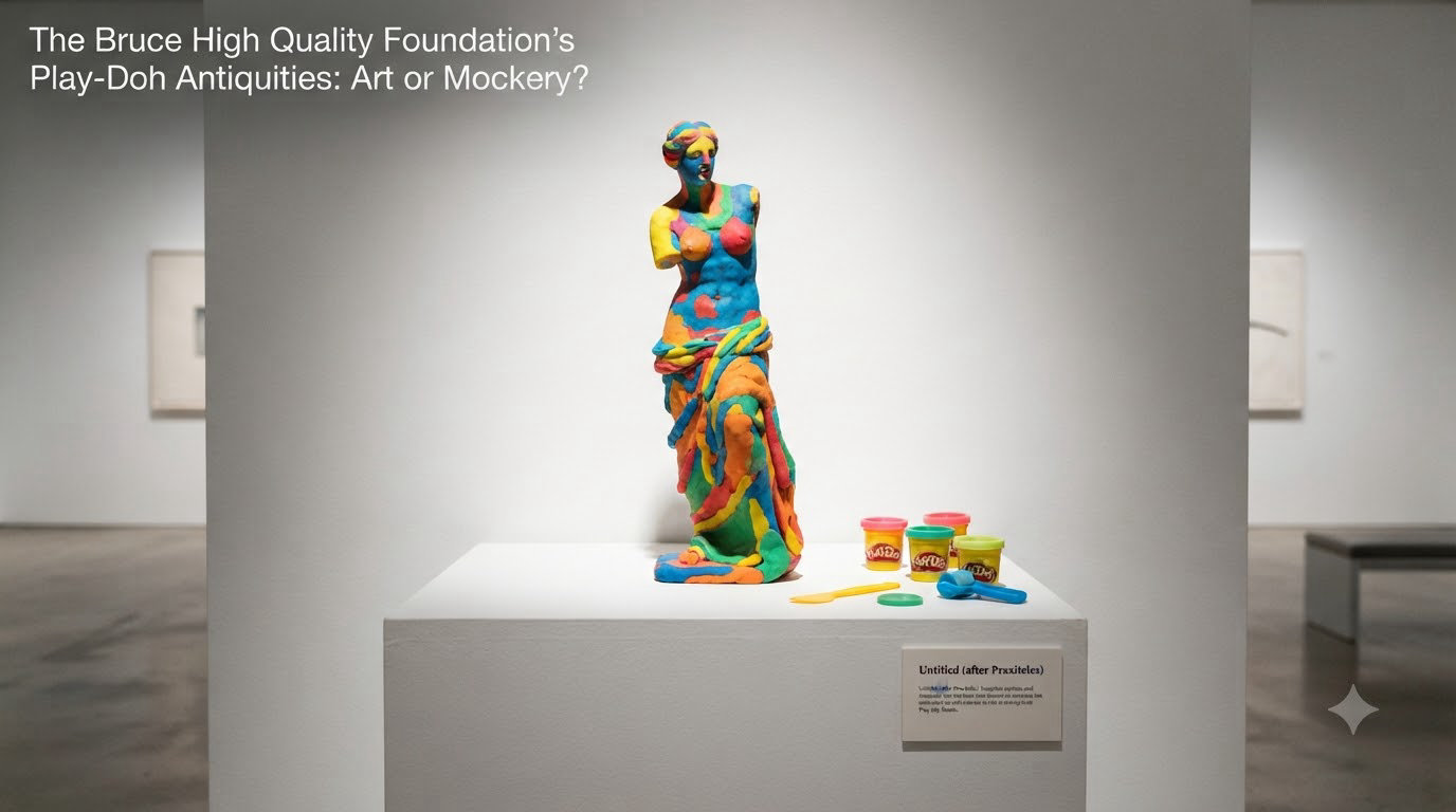 The Bruce High Quality Foundation's Play-Doh Antiquities: Art or Mockery?