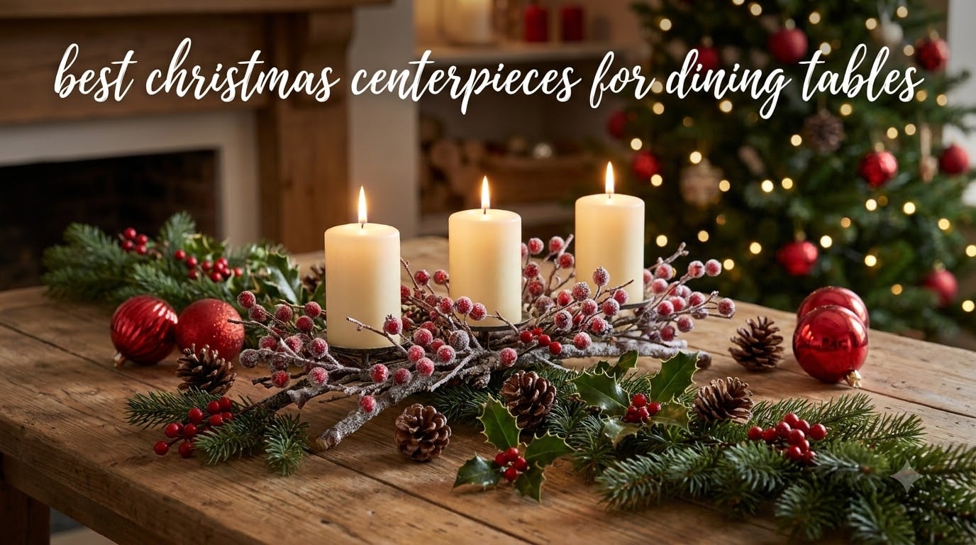 best christmas centerpieces for dining tables