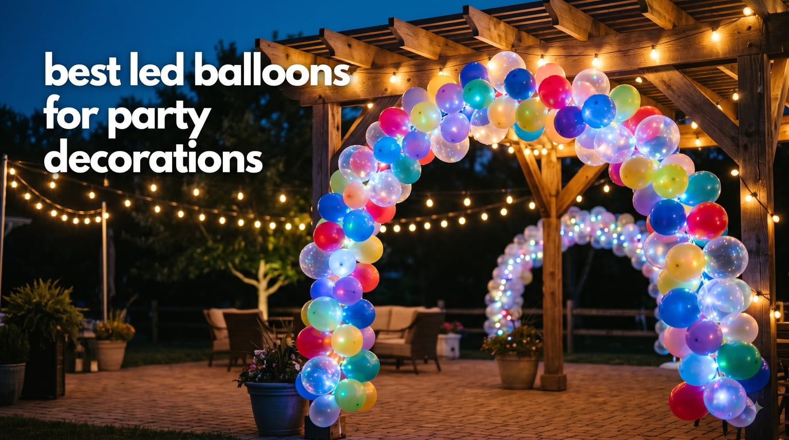 best led balloons for party decorations
