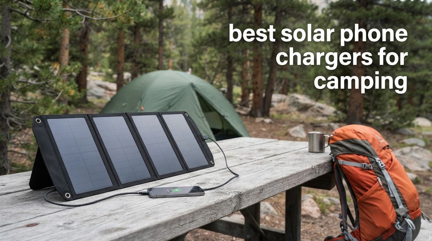 best solar phone chargers for camping