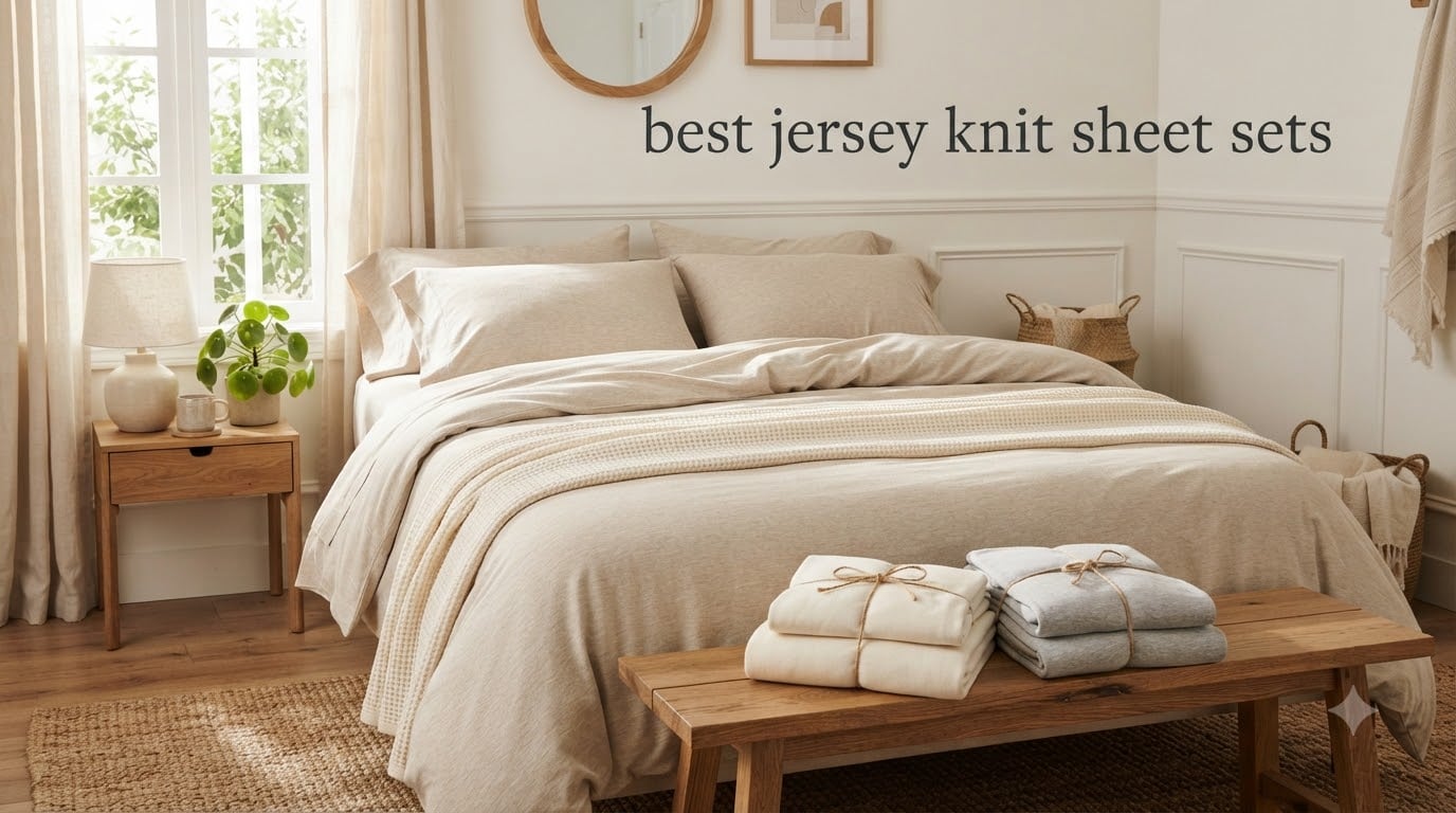best jersey knit sheet sets