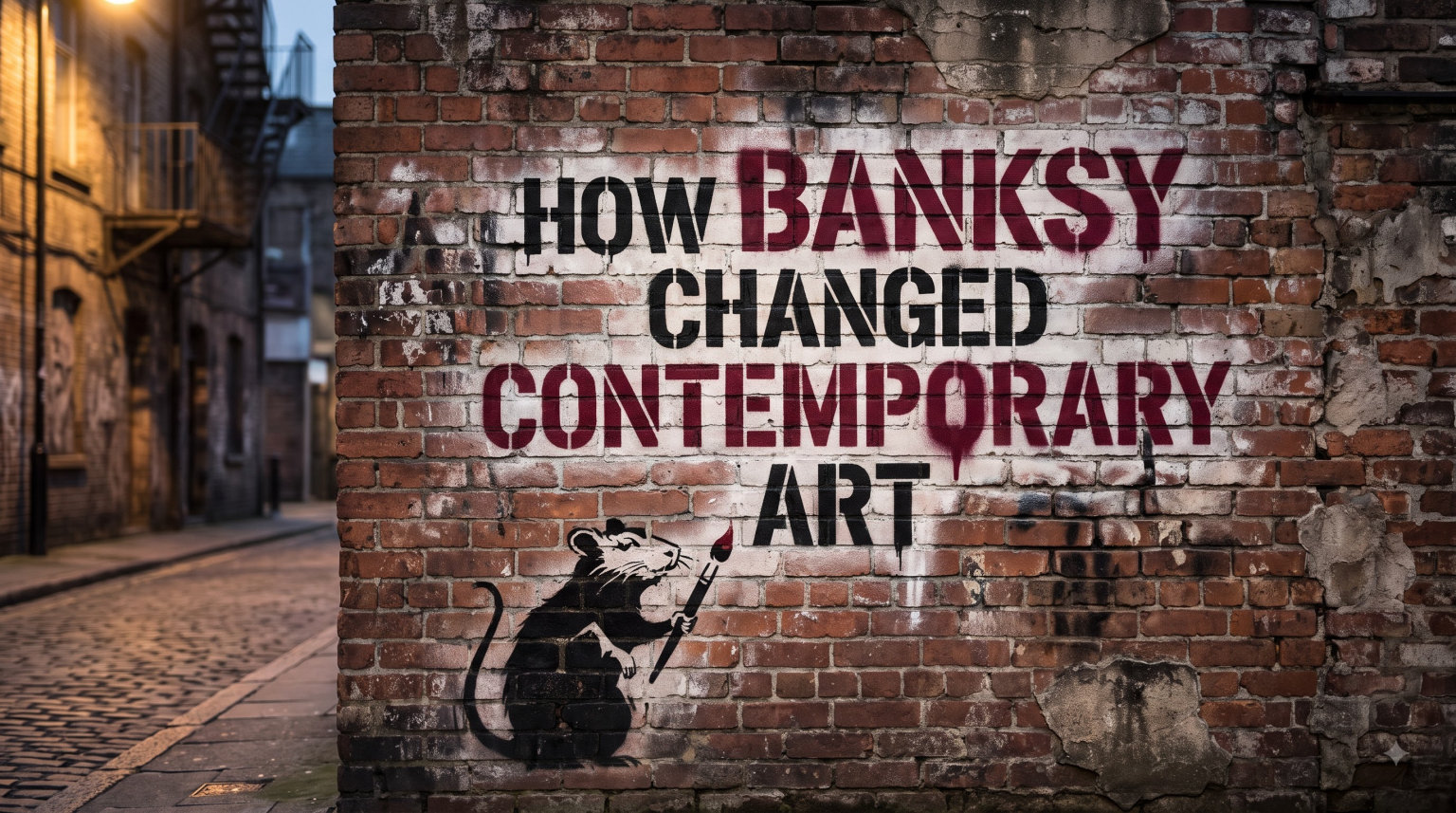 how banksy changed contemporary art