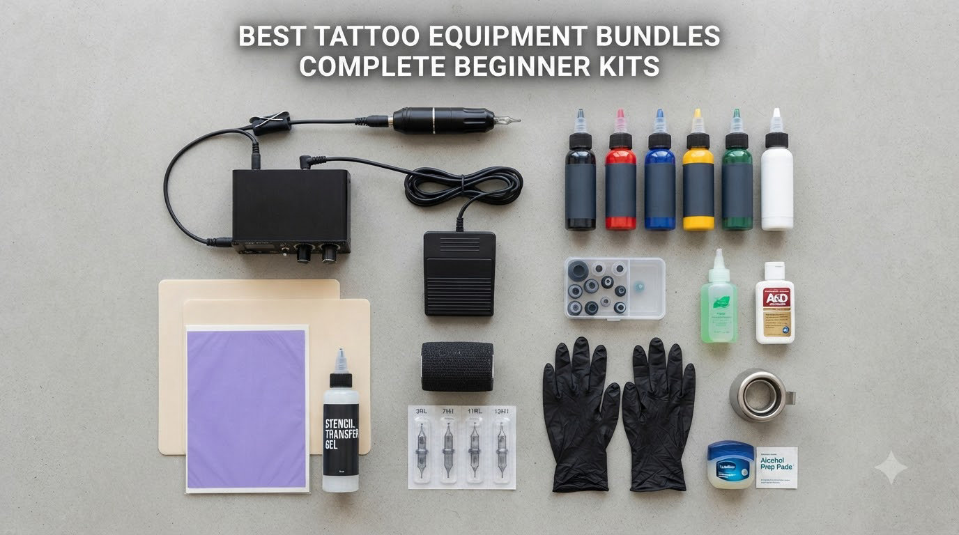 best tattoo equipment bundles complete beginner kits