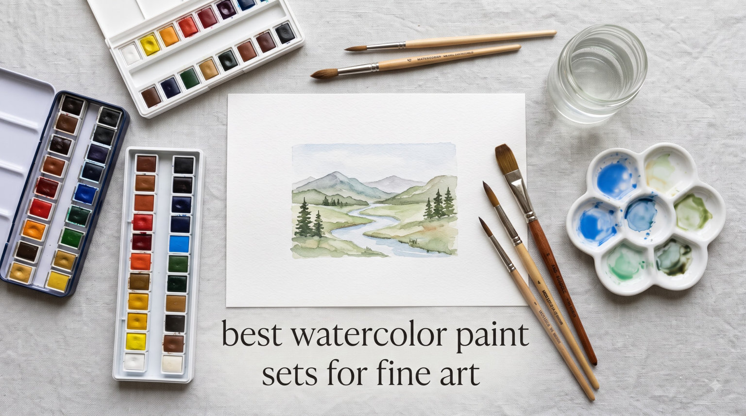 best watercolor paint sets for fine art