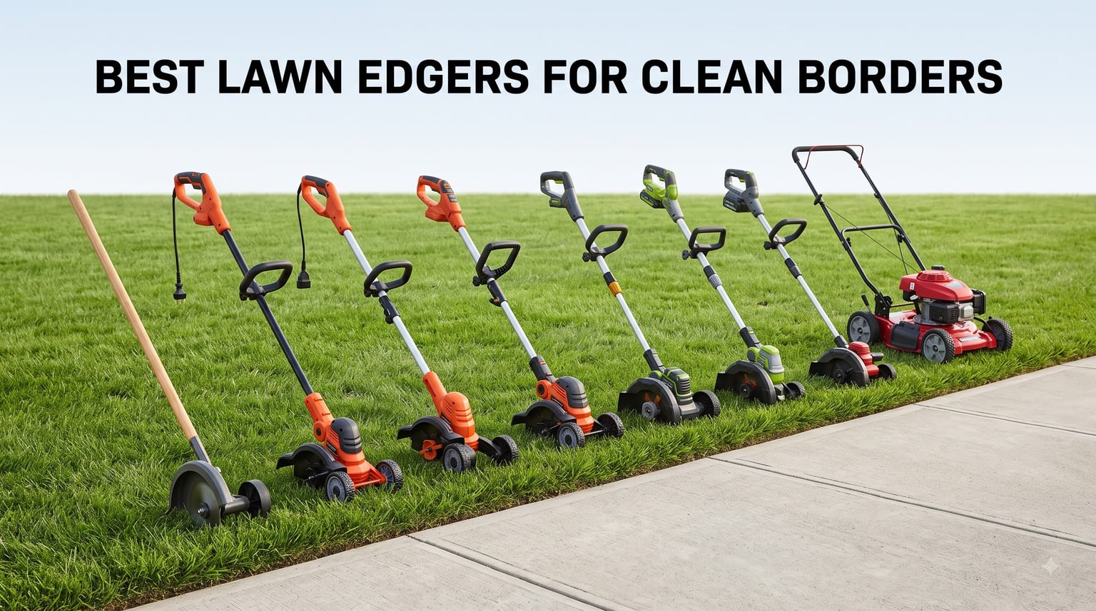 best lawn edgers for clean borders