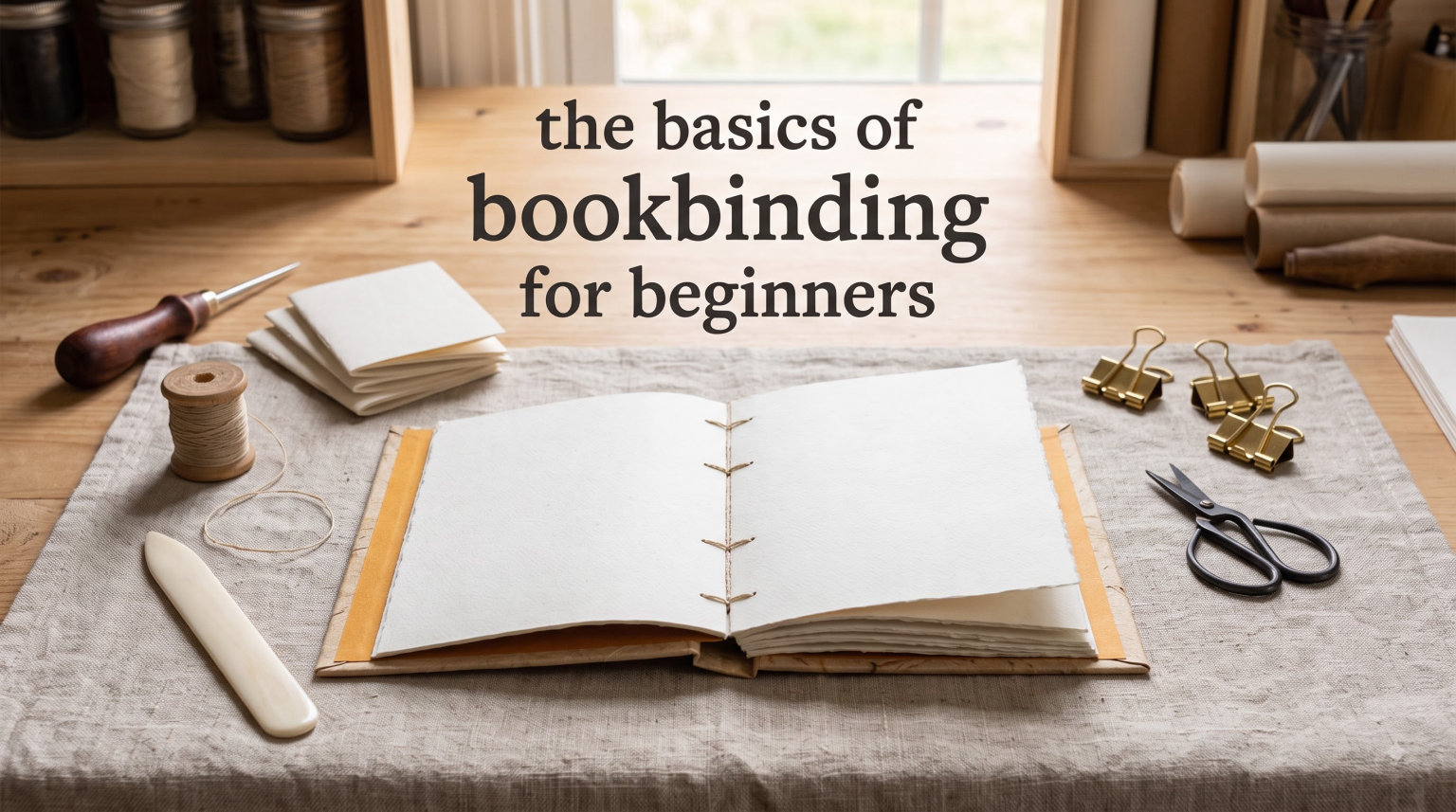 the basics of bookbinding for beginners
