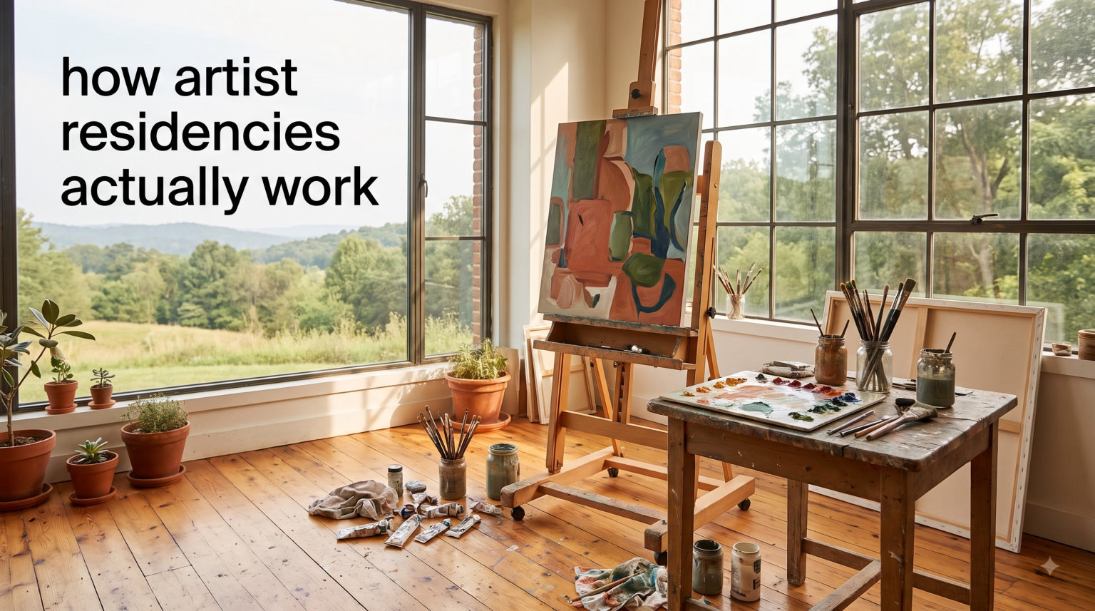 how artist residencies actually work