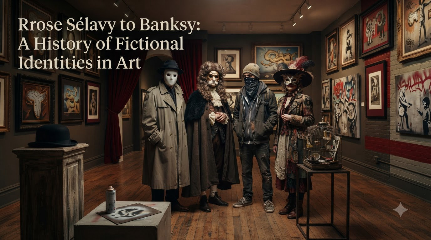 Rrose Sélavy to Banksy: A History of Fictional Identities in Art