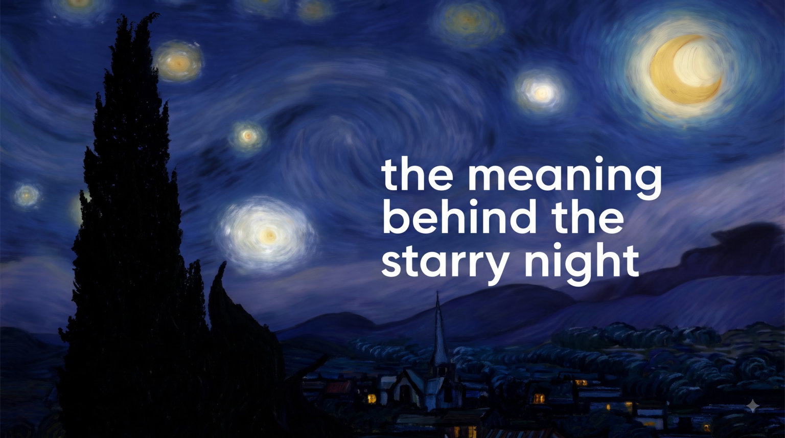 the meaning behind the starry night