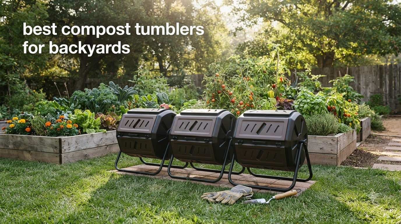 best compost tumblers for backyards