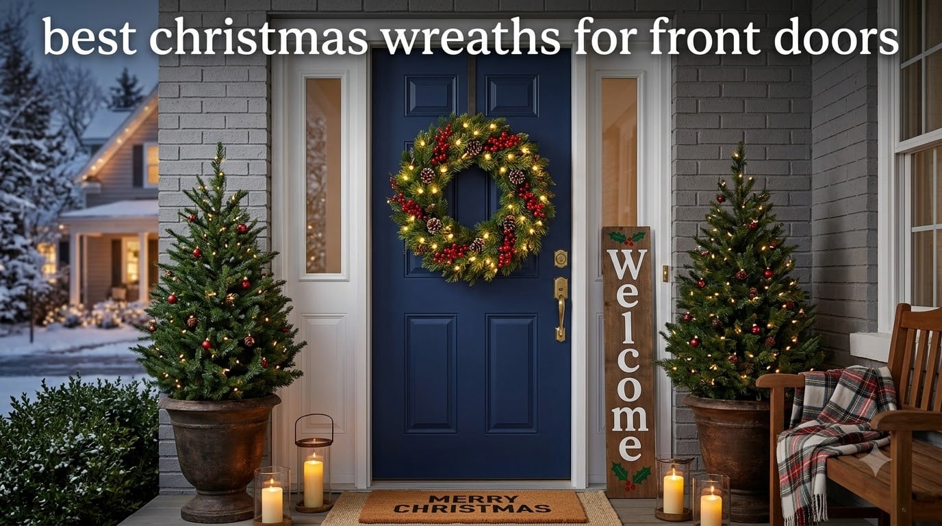 best christmas wreaths for front doors