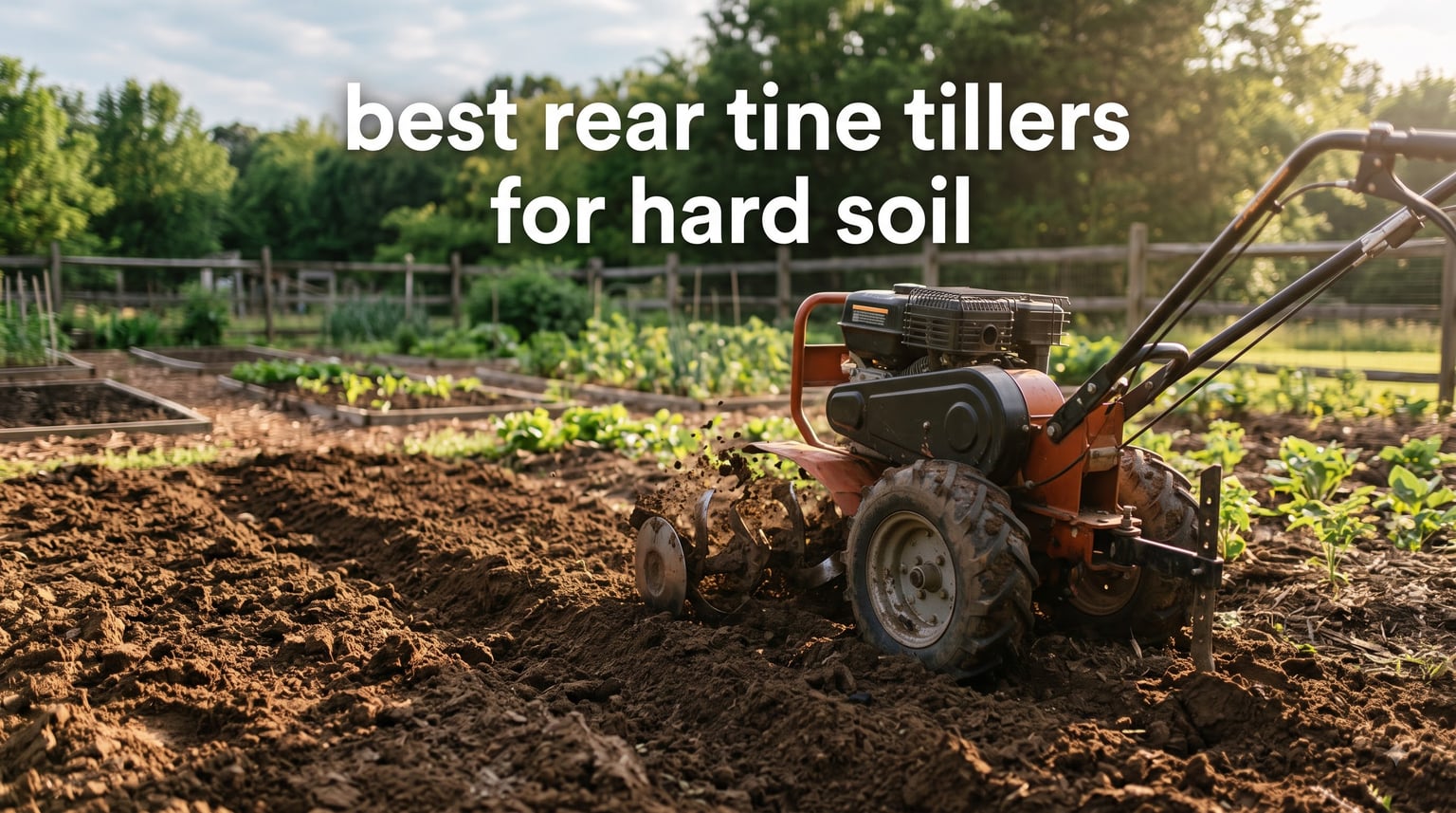 best rear tine tillers for hard soil