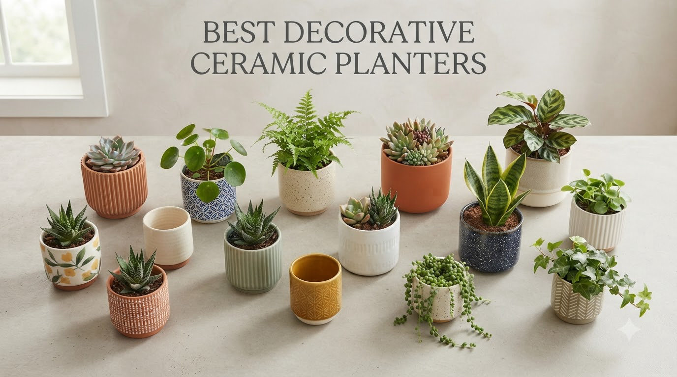 best decorative ceramic planters