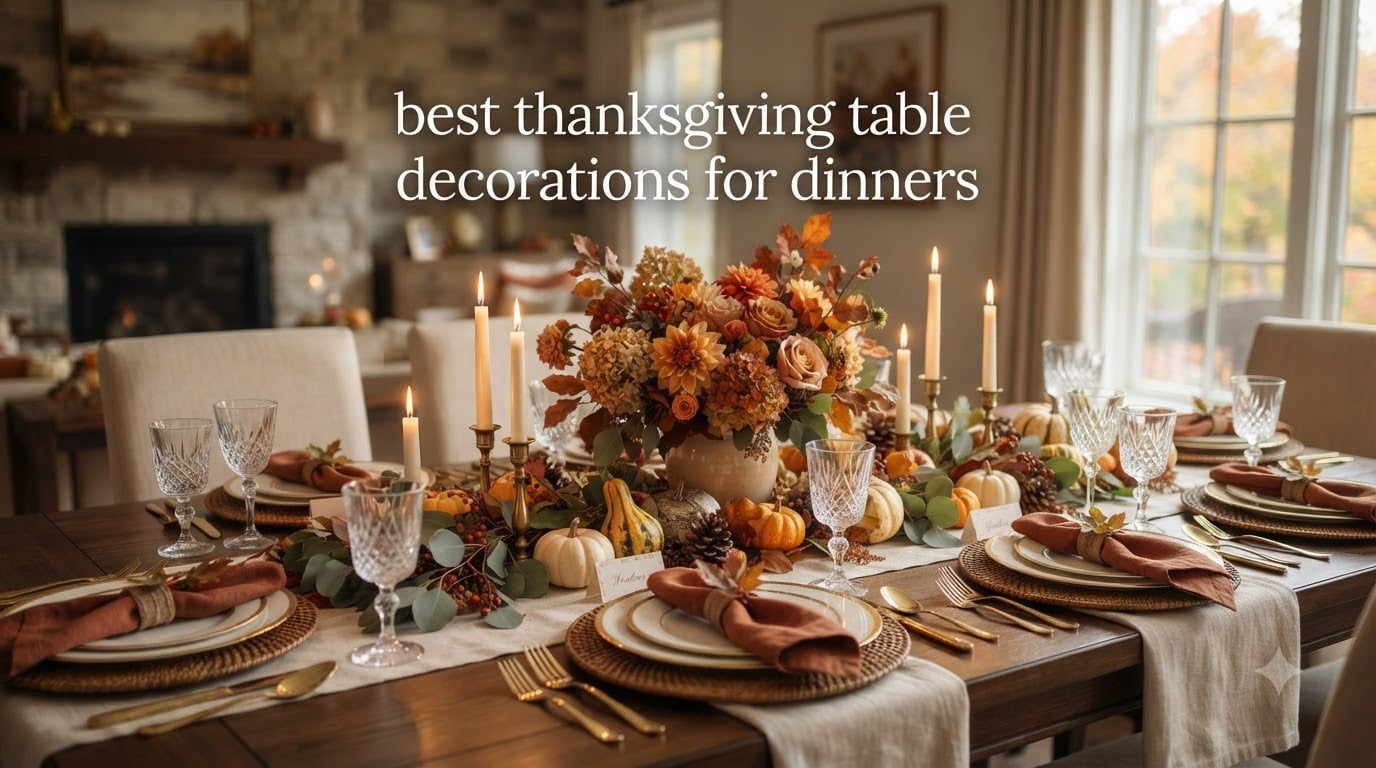 best thanksgiving table decorations for dinners