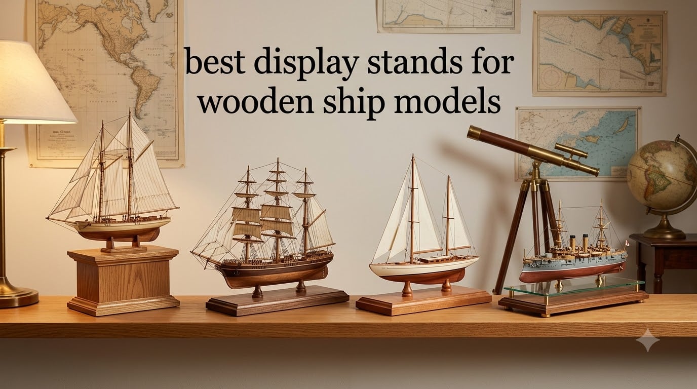 best display stands for wooden ship models