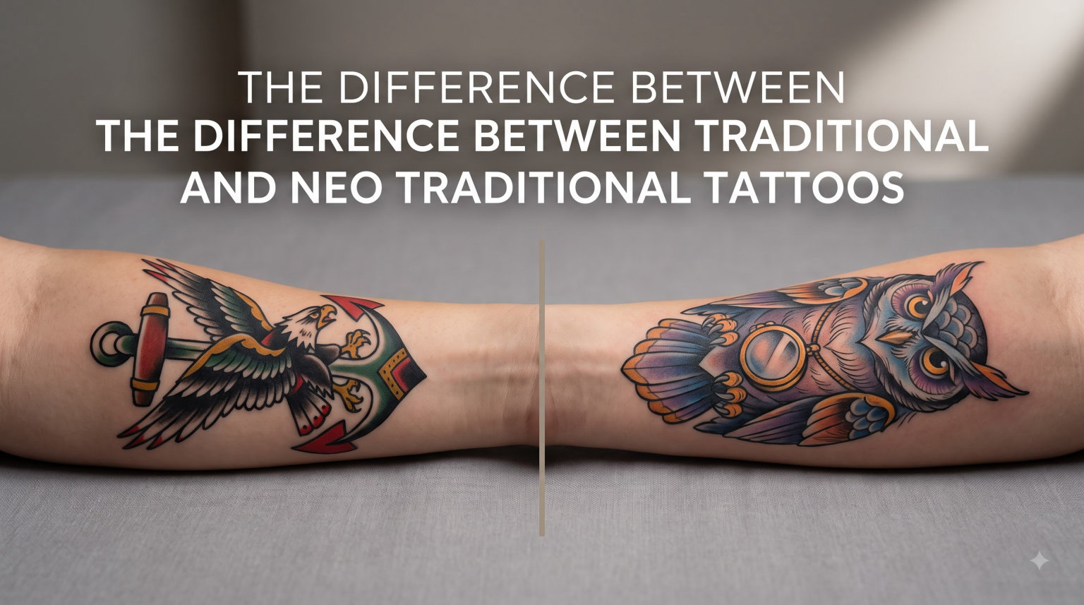 the difference between traditional and neo traditional tattoos