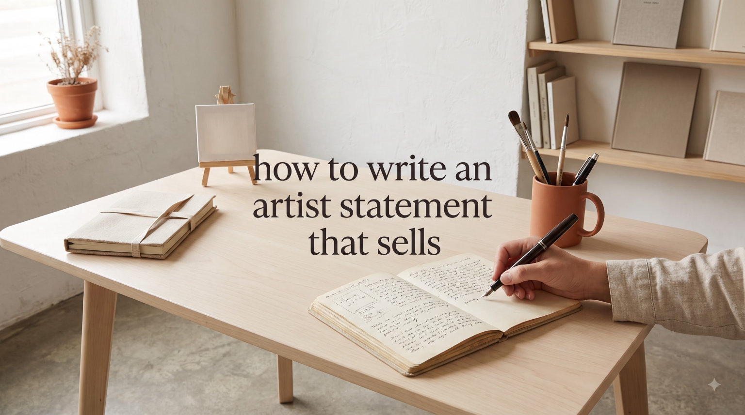 how to write an artist statement that sells