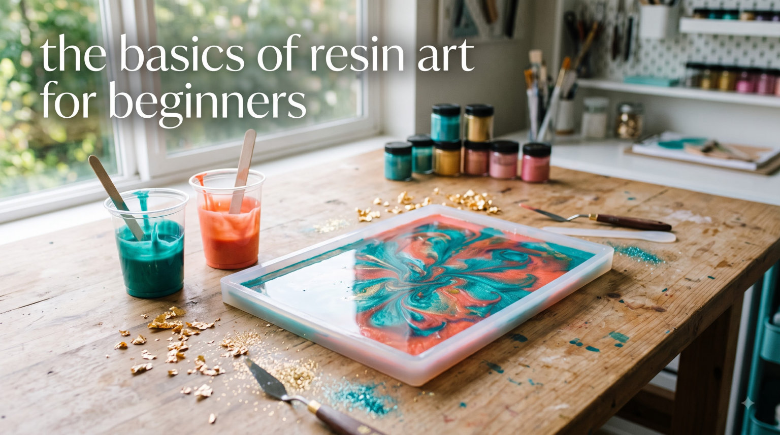 the basics of resin art for beginners