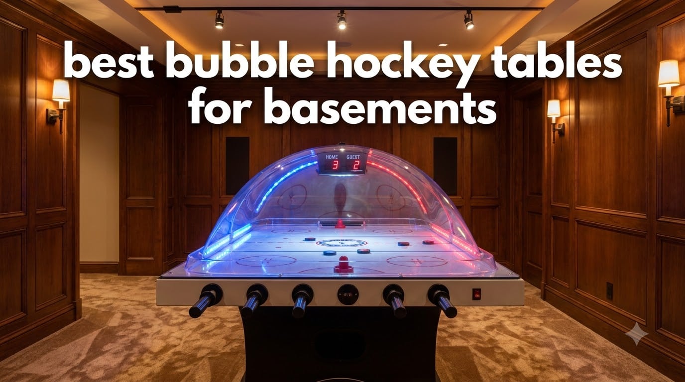 best bubble hockey tables for basements