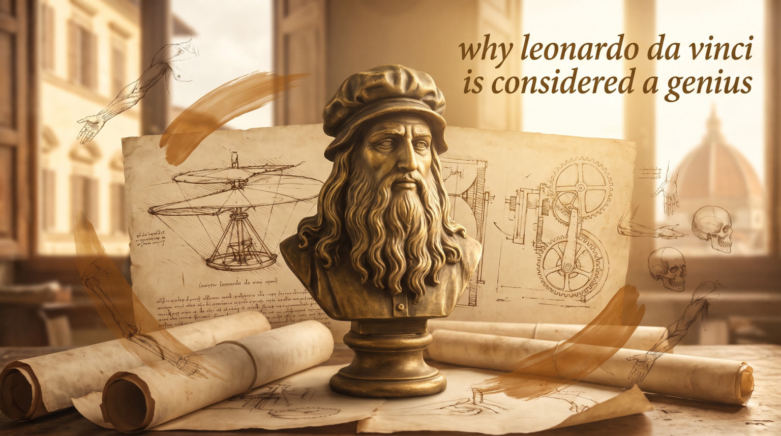 why leonardo da vinci is considered a genius