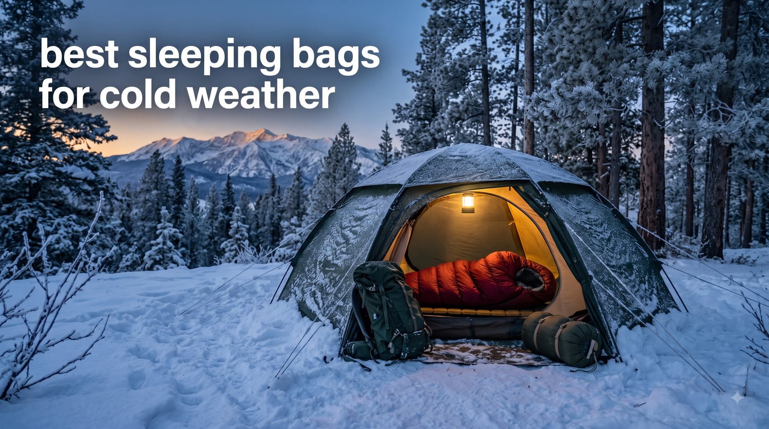 best sleeping bags for cold weather
