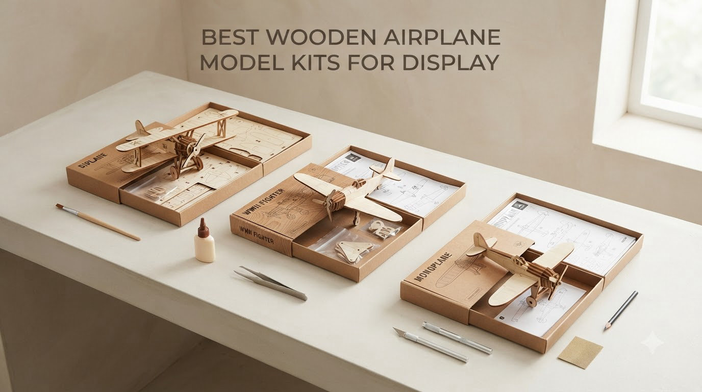 best wooden airplane model kits for display