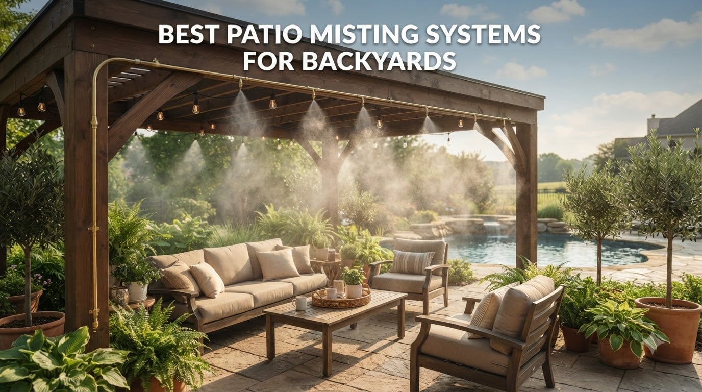 best patio misting systems for backyards