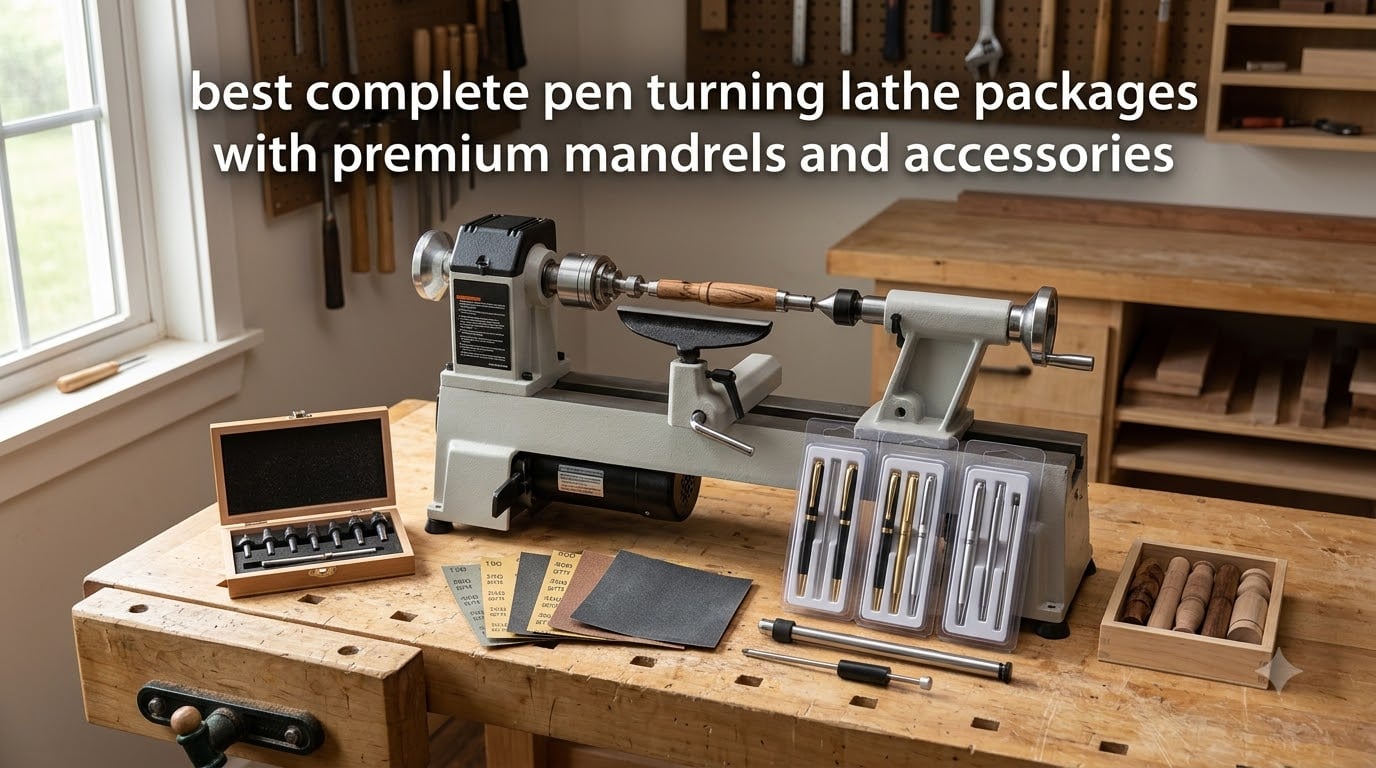 best complete pen turning lathe packages with premium mandrels and accessories
