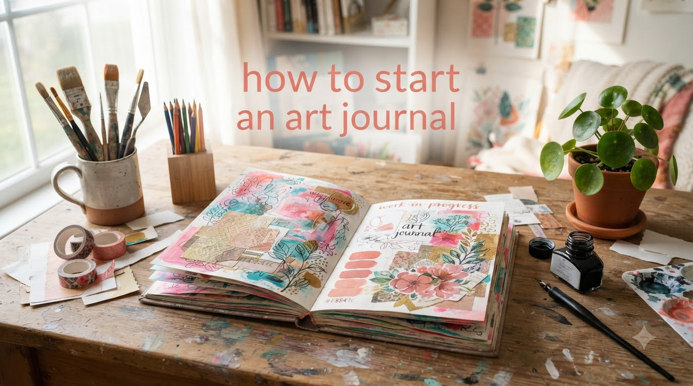 how to start an art journal