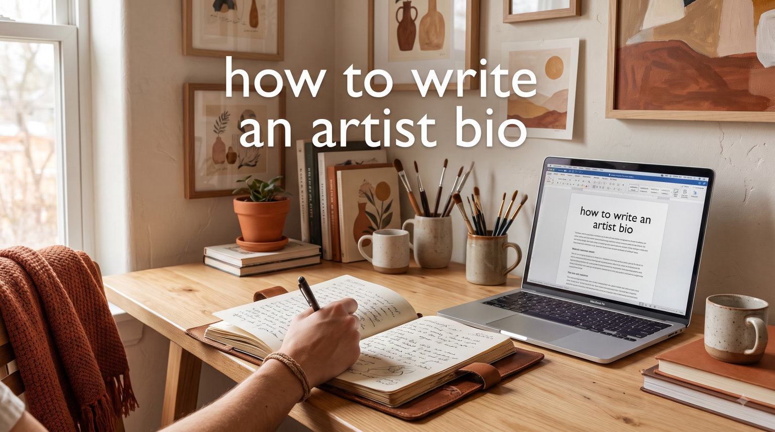 how to write an artist bio