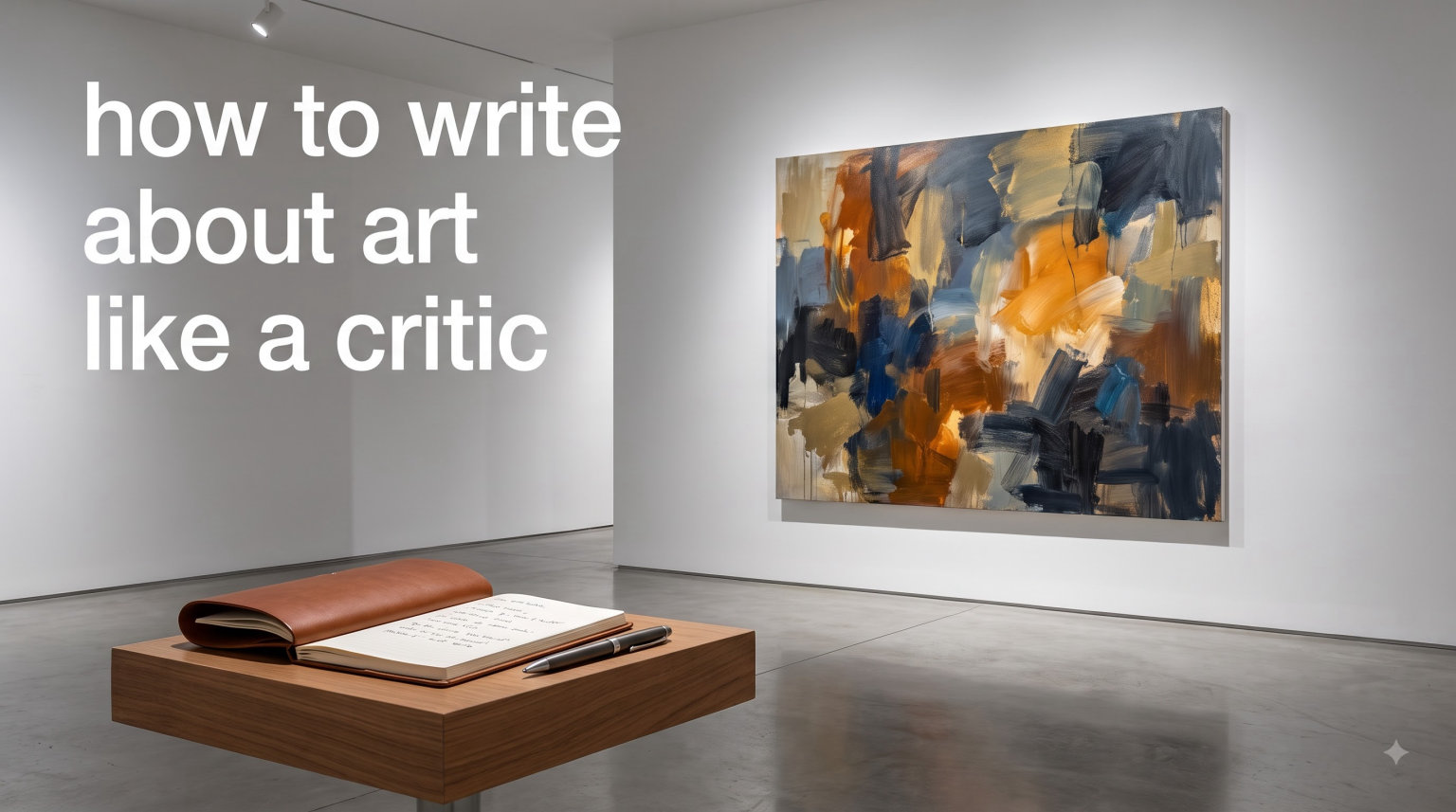 how to write about art like a critic