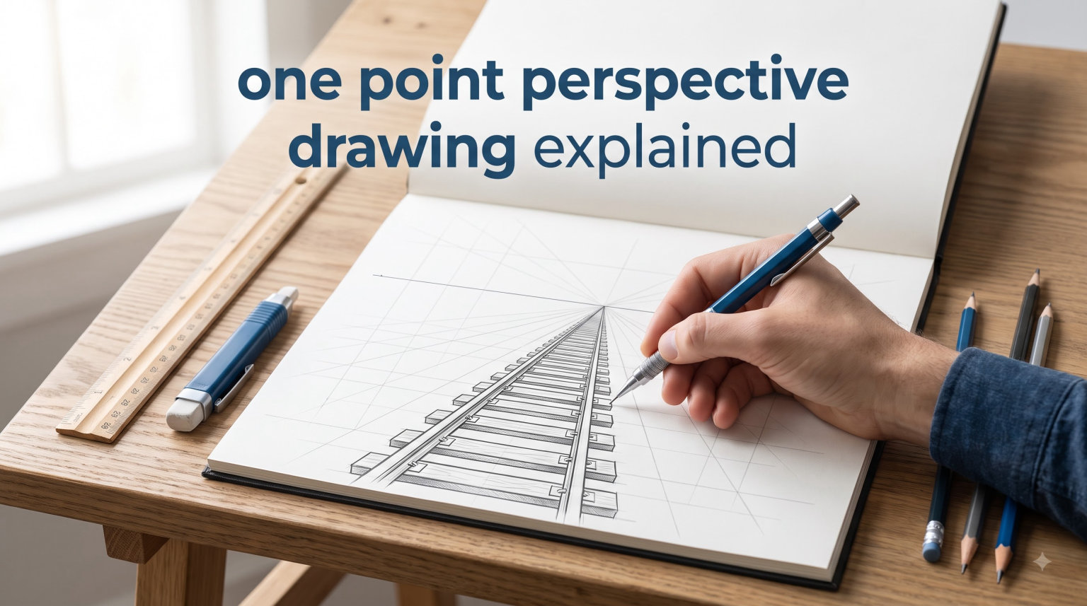 one point perspective drawing explained