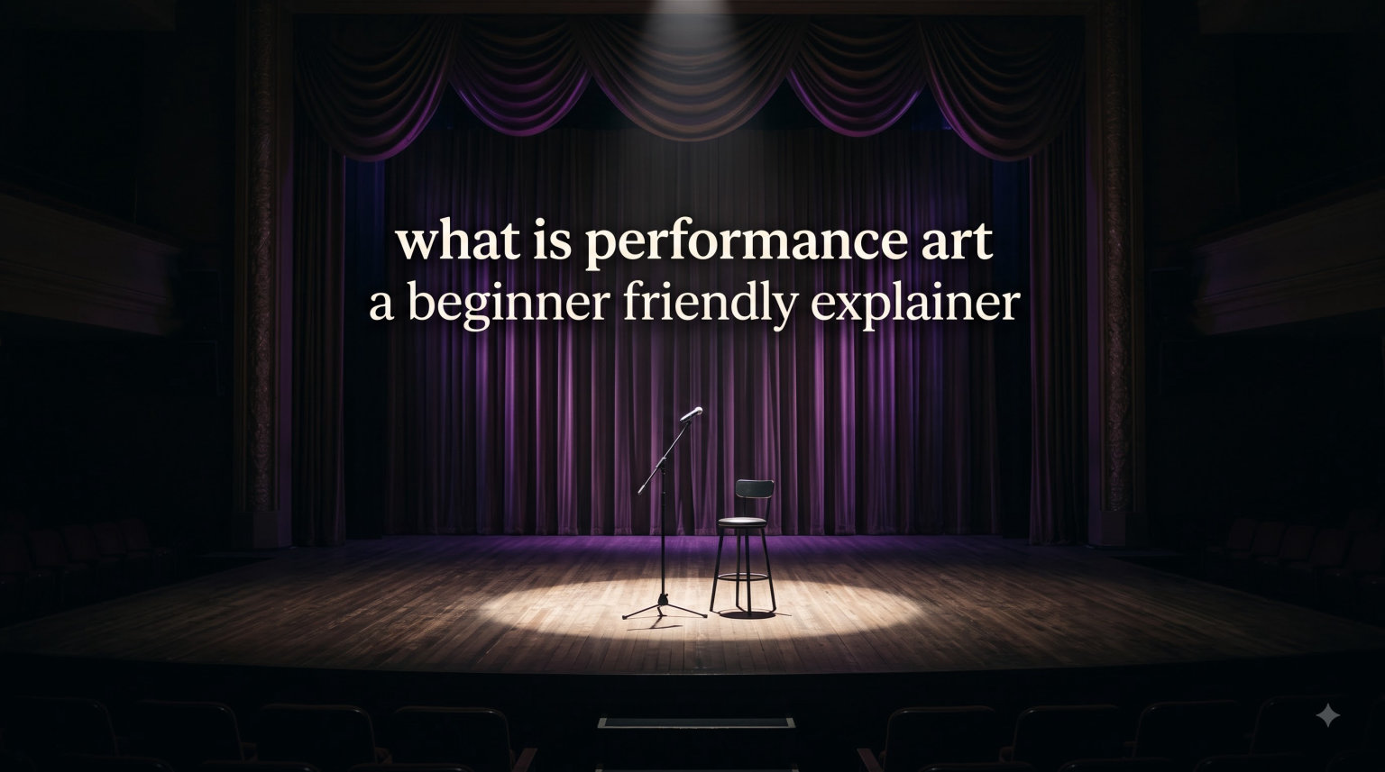 what is performance art a beginner friendly explainer