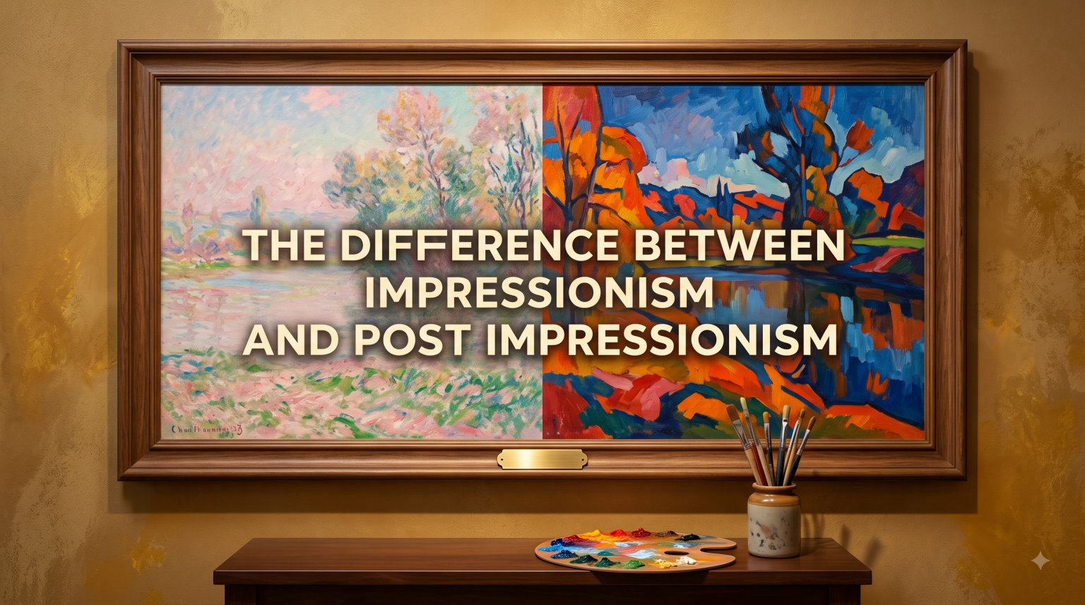 the difference between impressionism and post impressionism