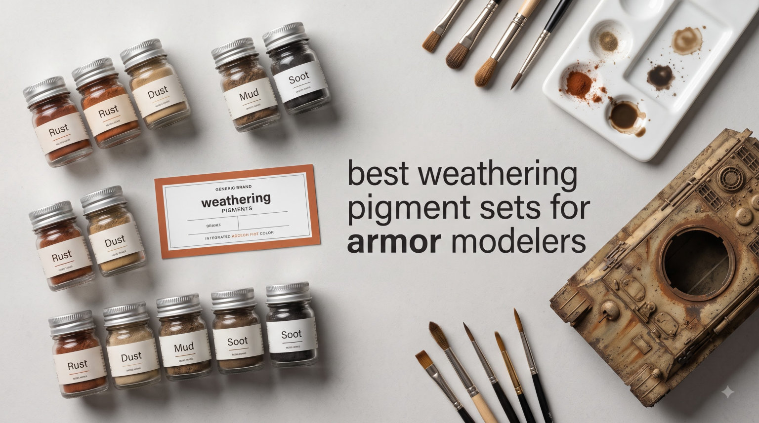 best weathering pigment sets for armor modelers