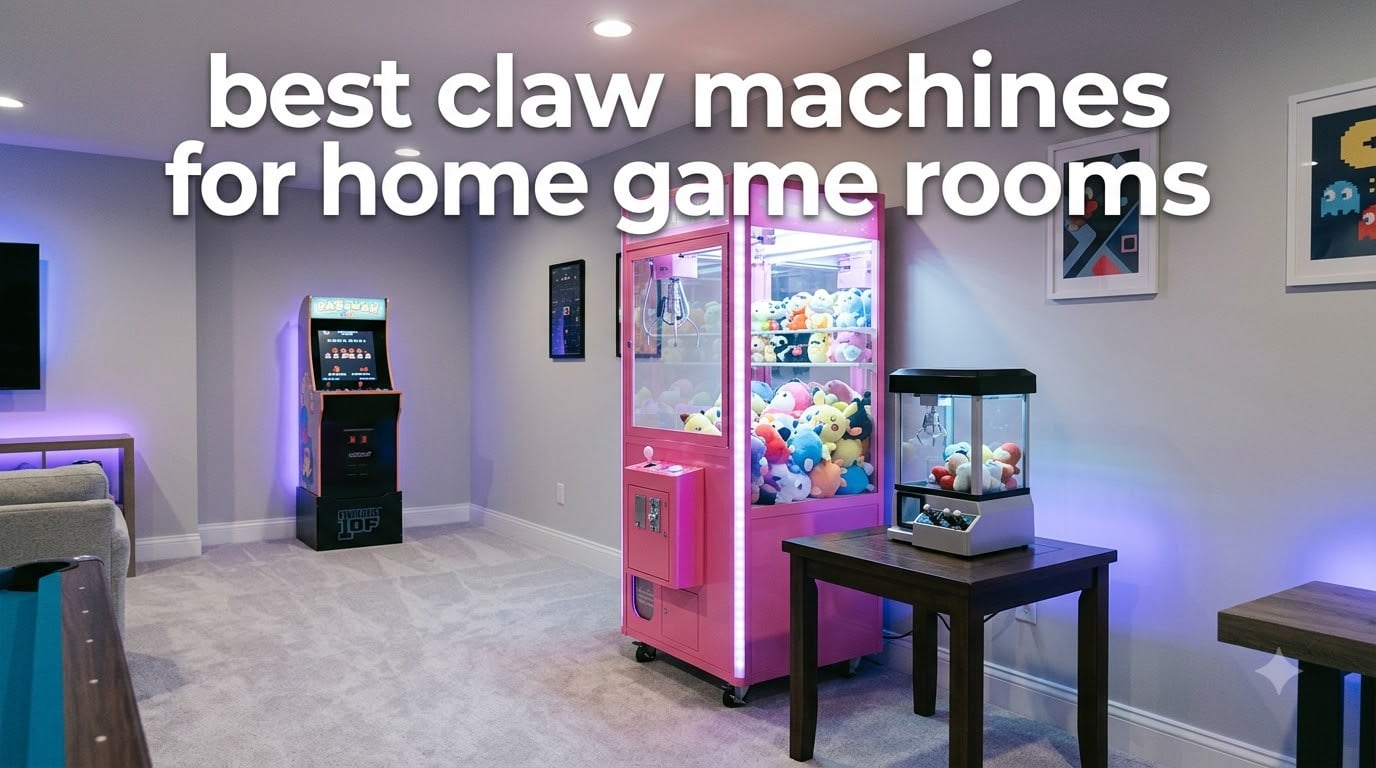 best claw machines for home game rooms